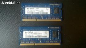 2x2Gb Elpida PC3-12800S DDR3