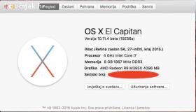 27" iMac 5K 4.0 Ghz Core i7, 8GB RAM, R9 M395X 4GB, 2TB FD