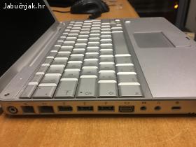 PowerBook G4 1GHz, 256 MB, bez punjaca i diska, za dijelove