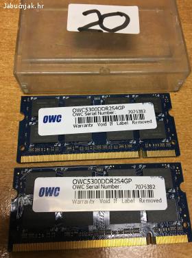 OWC 2x2 GB SODIMM