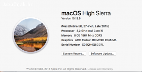 APPLE iMac 27" Retina 5K (Late 2015 model)