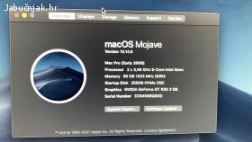 Mac Pro 5,1 12-core 3,46G 96GB RAM 256GB NVMe PCIex 4x640GB